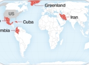 特朗普对格陵兰岛，古巴、伊朗等国发出警告