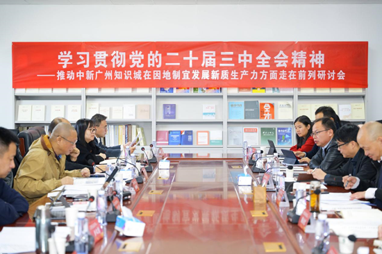 中国经济体制改革研究会指导召开《推动中新广州知识城在因地制宜发展新质生产力方面走在前列》研讨会 第1张